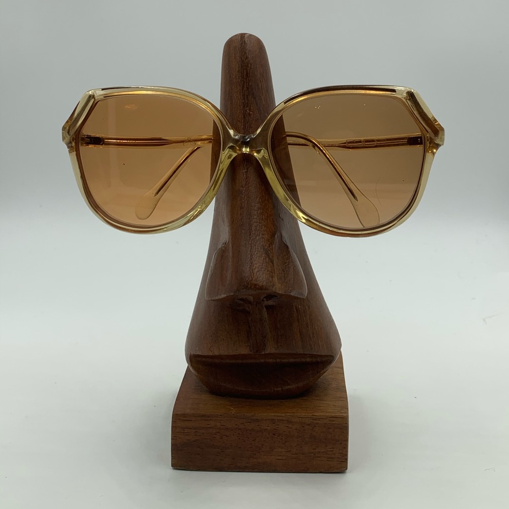 Vintage Euroline N2008 Brown Oval Sunglasses Frame